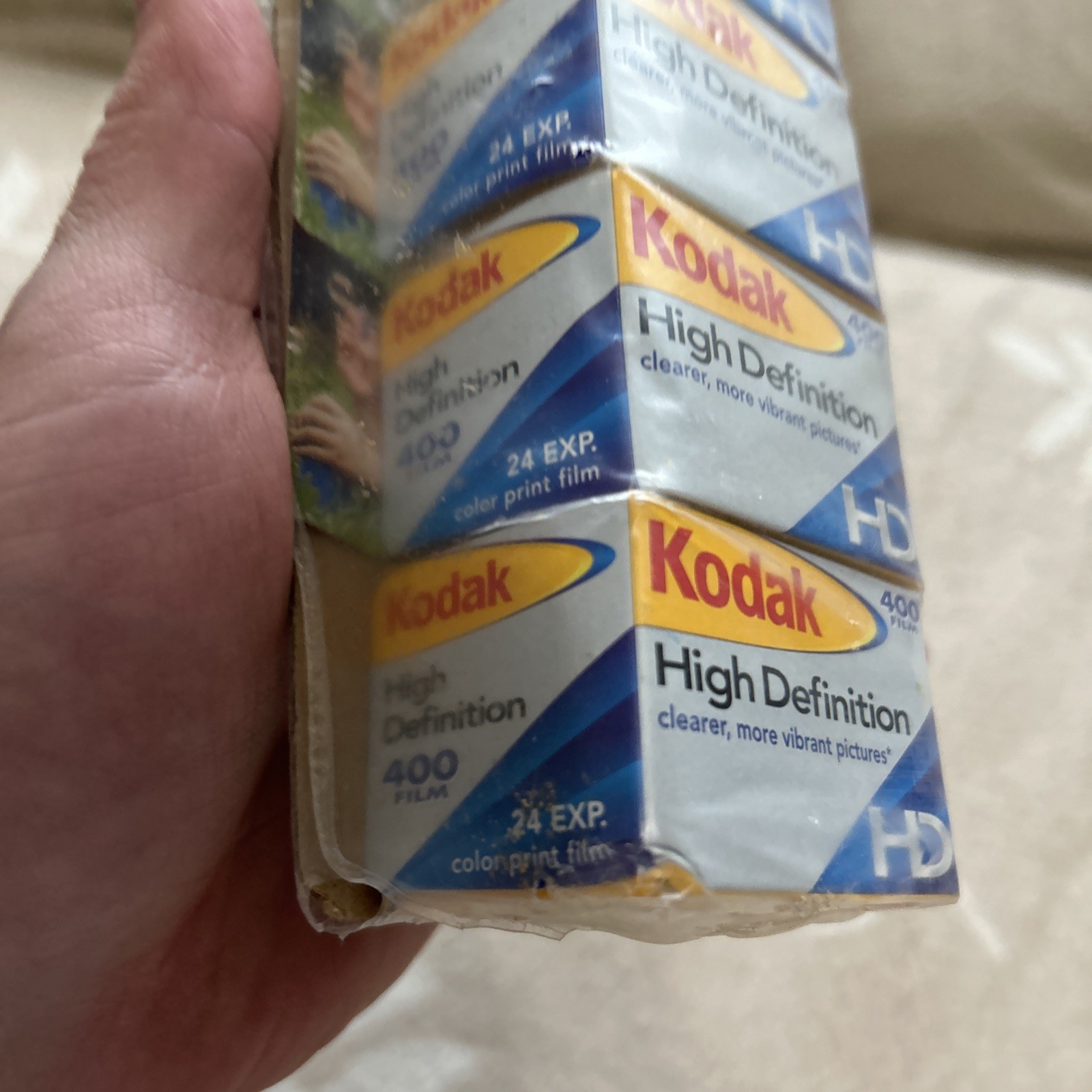 Kodak High Definition 400 Film 35MM 5 Rolls 24 Exp per Roll Exp 11/2007