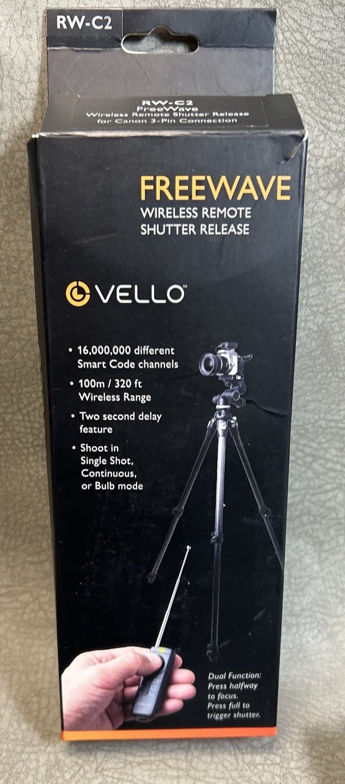 Vello FreeWave Wireless Remote Shutter Release RW-N2 for Nikon DC-2 Open Box