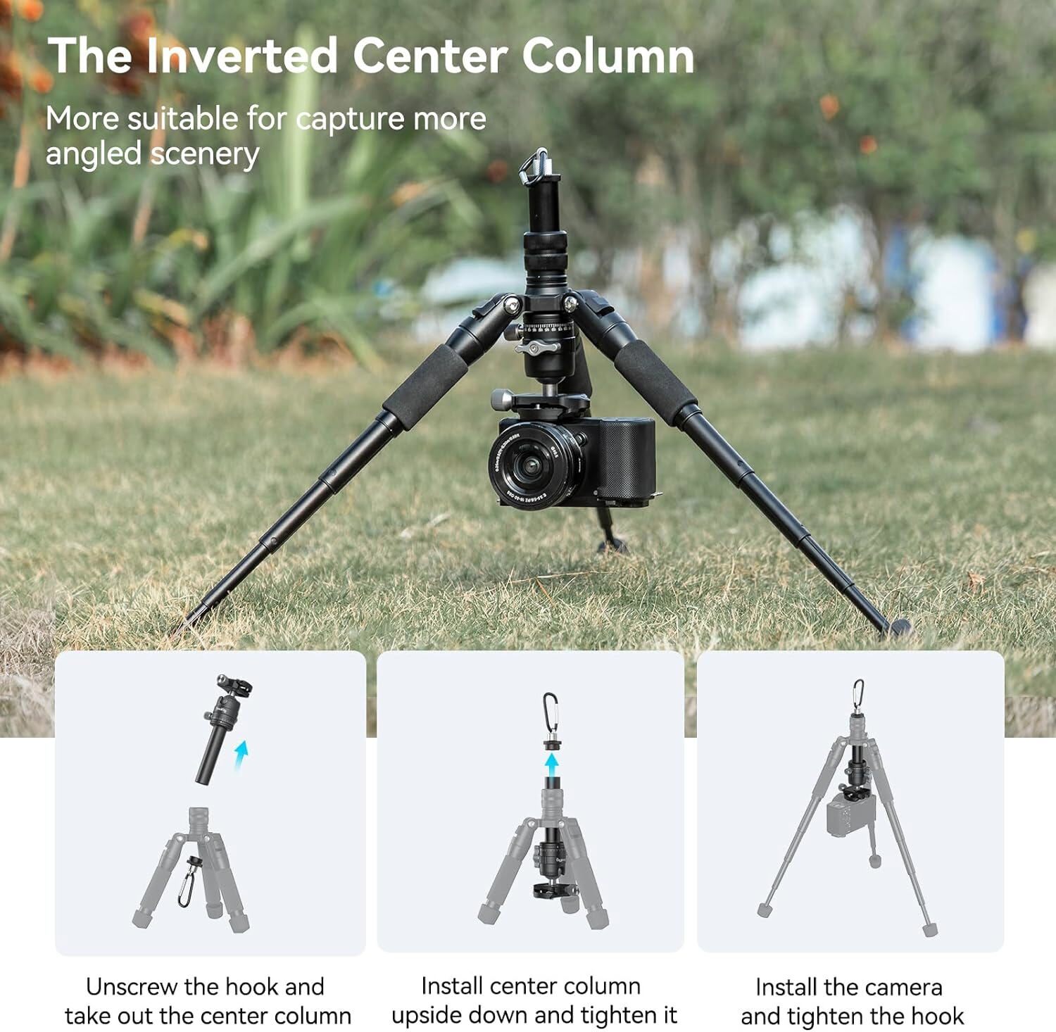 SmallRig RF 05B Portable LED Photography Flashlight Desktop tripod Macro Kit
