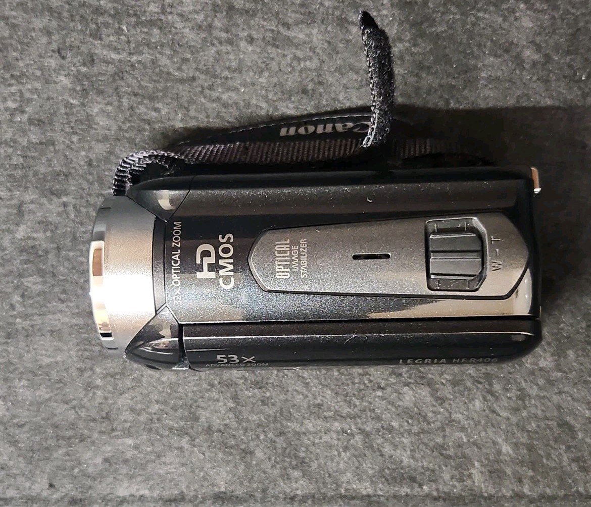 Canon Legria HF R406 Full HD Camcorder 54x Zoom AVCHD HDMI Boxed With Extras