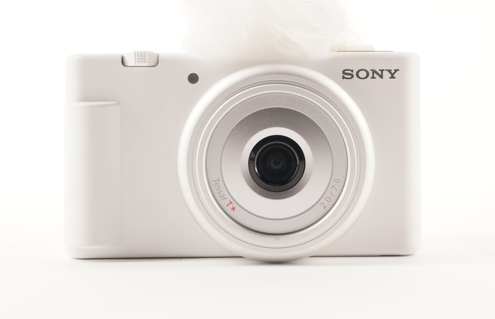 Sony ZV-1F Vlog Camera for Content Creators and Vloggers (White)