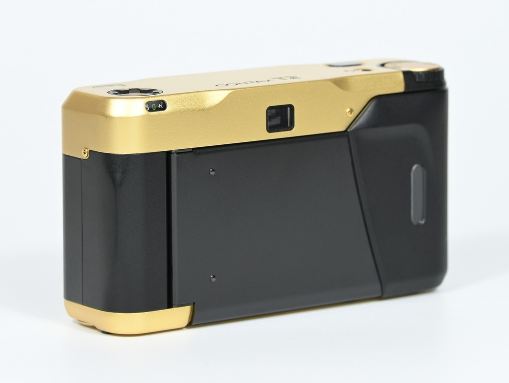 CONTAX T2 60 Years Limited Gold 35mm Film Camera w/Box, Leather Case [Top Mint]