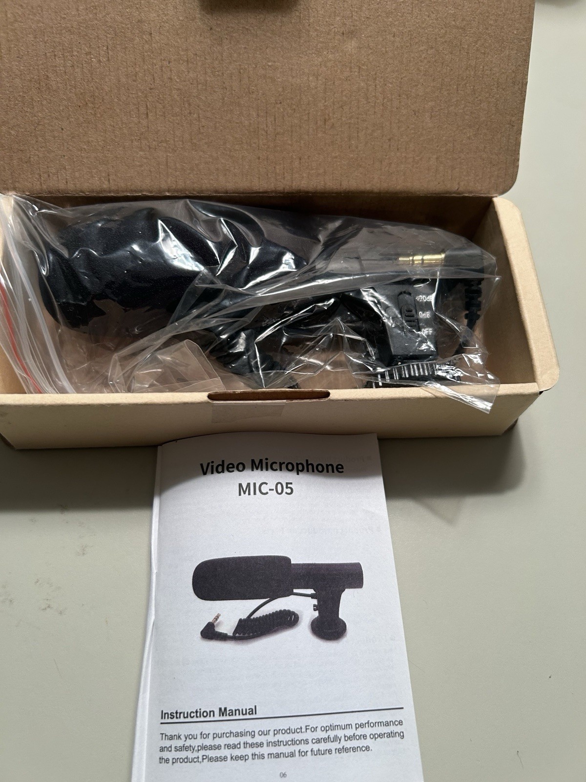 Universal Video Mic-05 Microphone For Nikon Canon /DSLR /Camera Others…. New