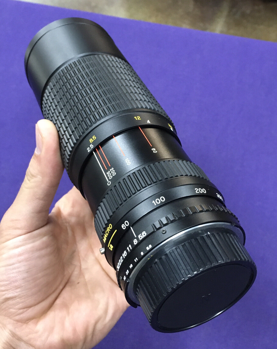 Osawa MC Macro 1:5.6 60-300mm Lens Made In Japan For Nikon w/ Bag!