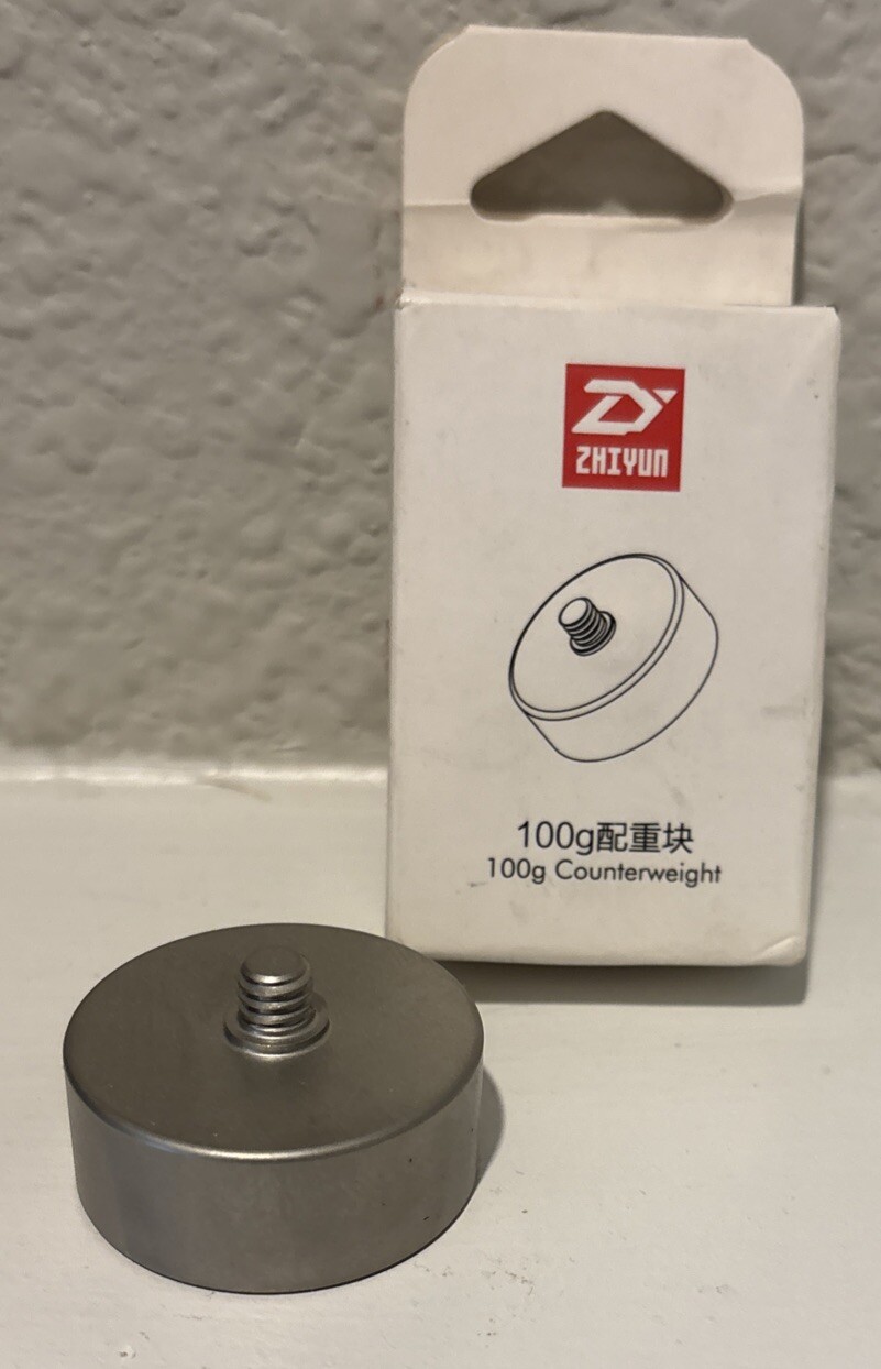 ZHIYUN – 100g Removable/Stackable Counterweight for Zhiyun, DJI Ronin and others
