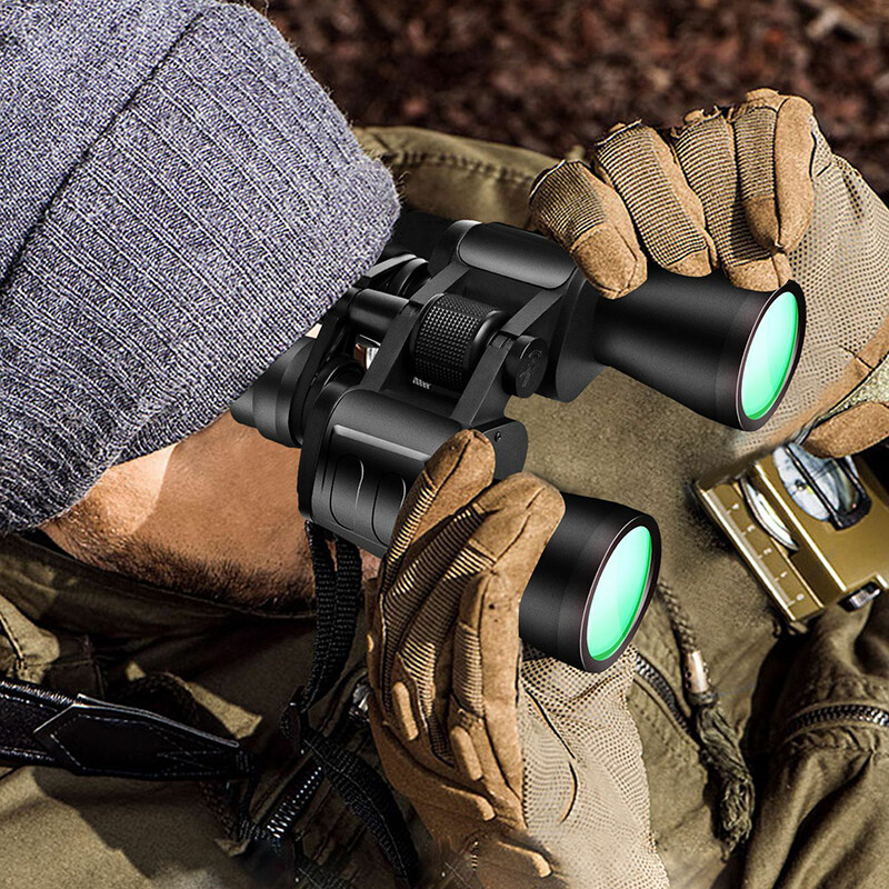 180×100 HD Military Zoom Powerful Binoculars Day/Low Night Optics Hunting & Case