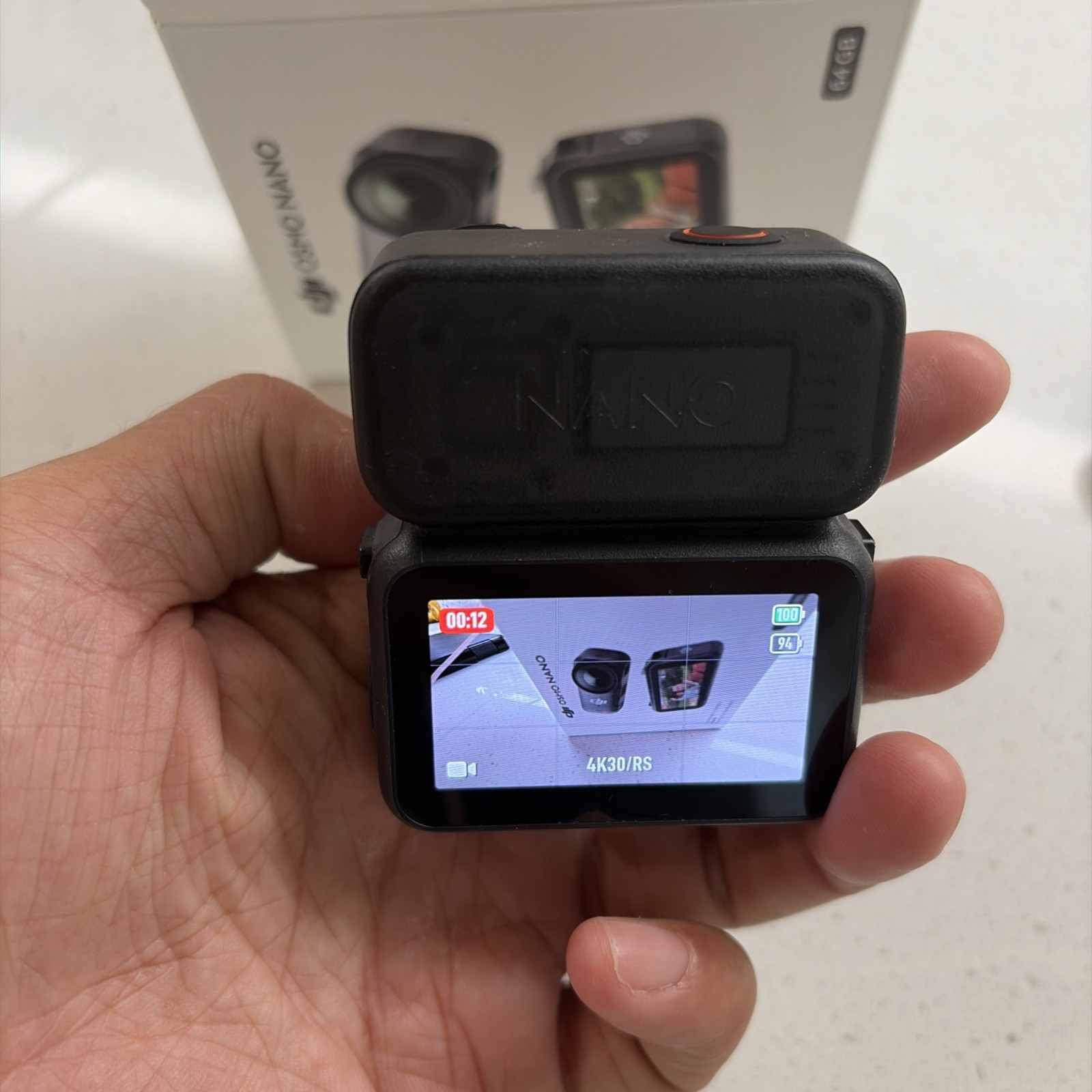 DJI Osmo Nano Standard Combo 64GB-Action Camera Vlogging-4K/60fps,1/1.3″ Sensor
