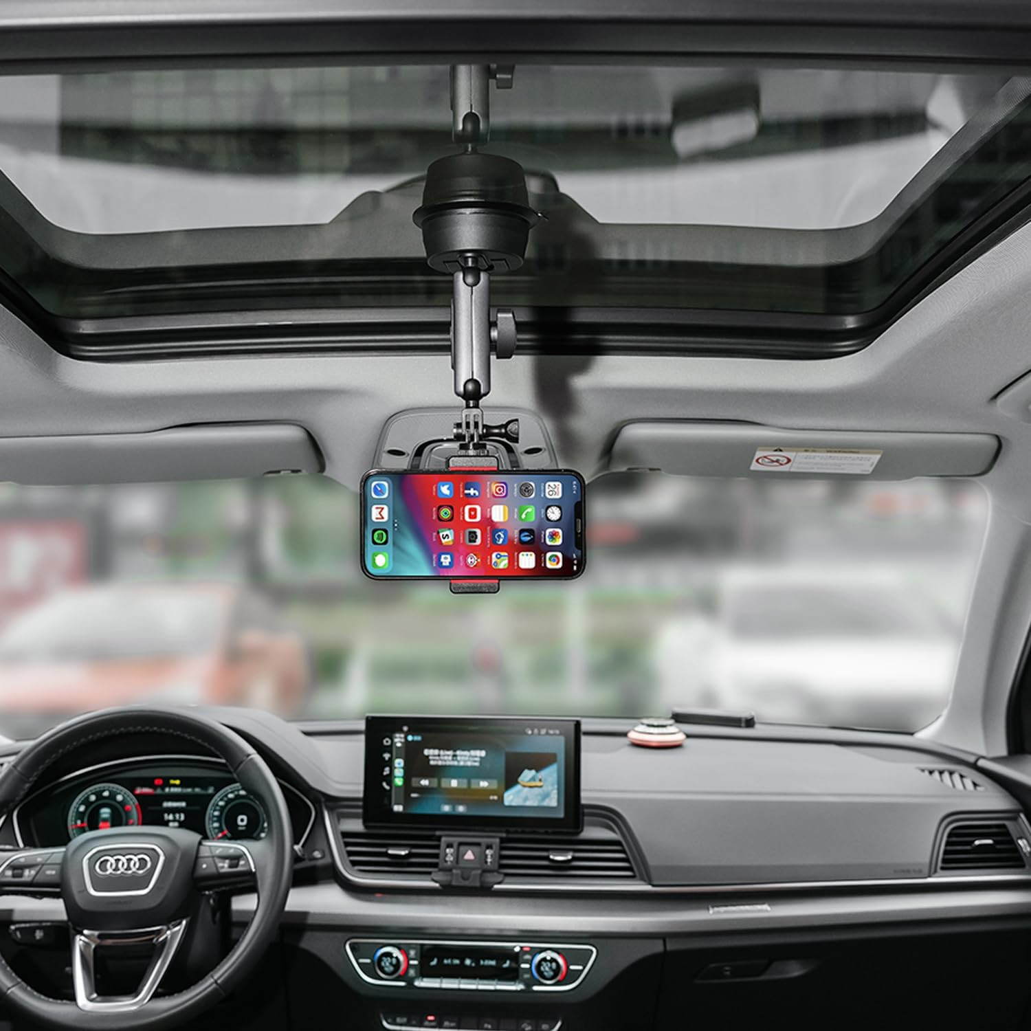 Suction Cup Mount, Car Camera Mount for Phone, Gopro, Canon, Nikon, Sony, Digita
