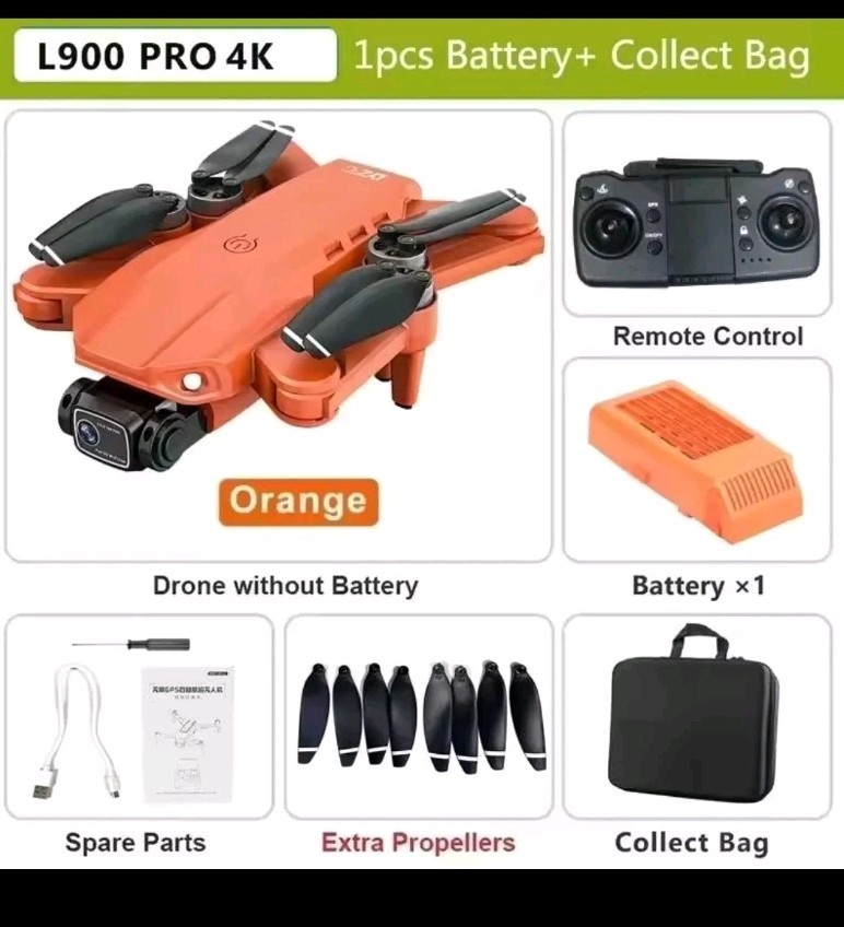 Drone L900 Pro GPS 4K HD Camera 5G WIFI professional