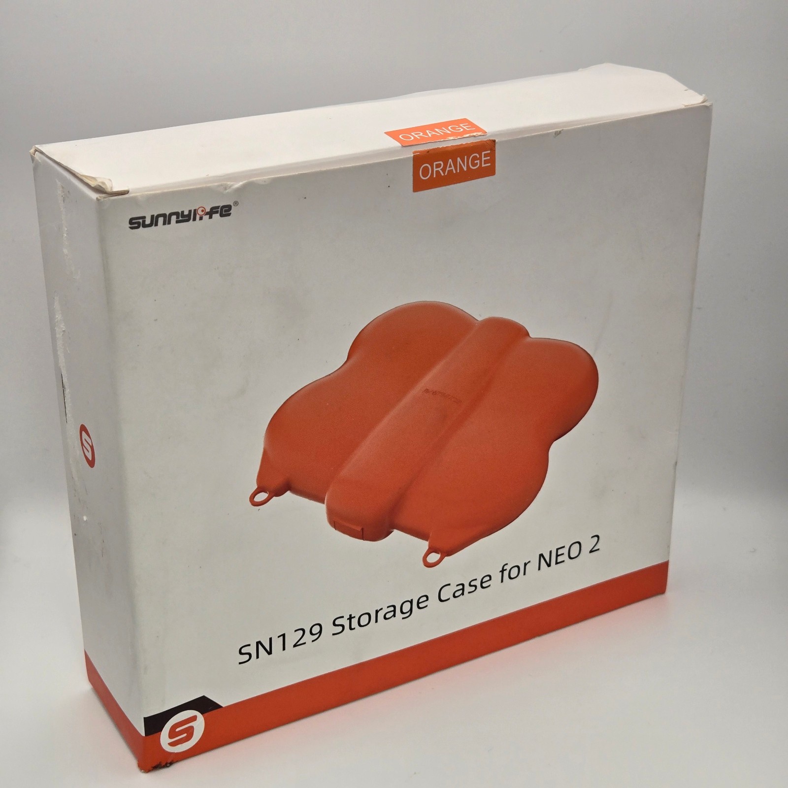Orange Storage Hard Case For DJI NEO 2 Drone Portable Protective Cover Travel