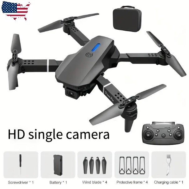 DJI Drone Style 2025 HD Dual Camera Selfie WIFI FPV Foldable RC Quadcopter Full