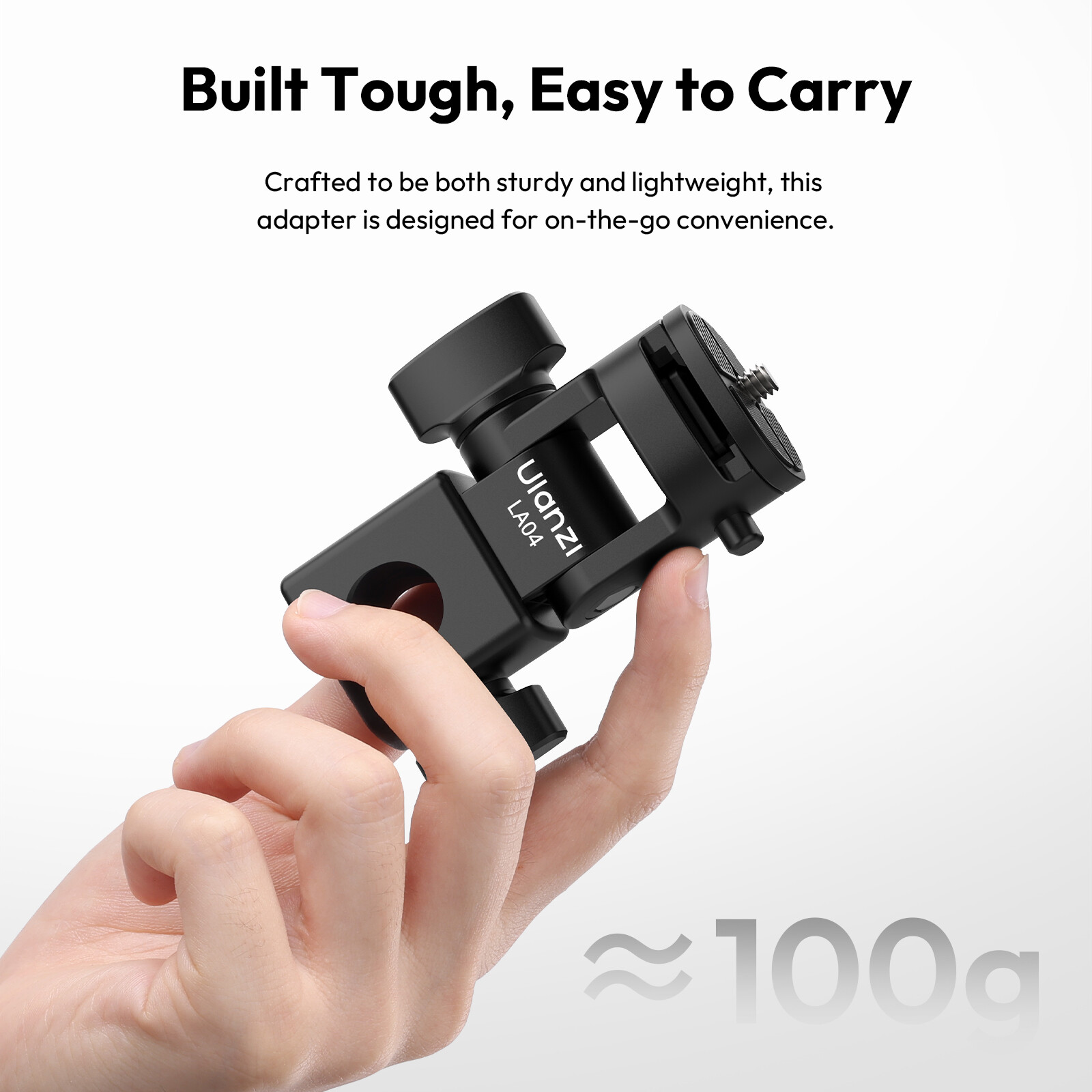 U​lanzi LA04 Light Stand Adapter Angle-Adjustable for Camera Fill Light