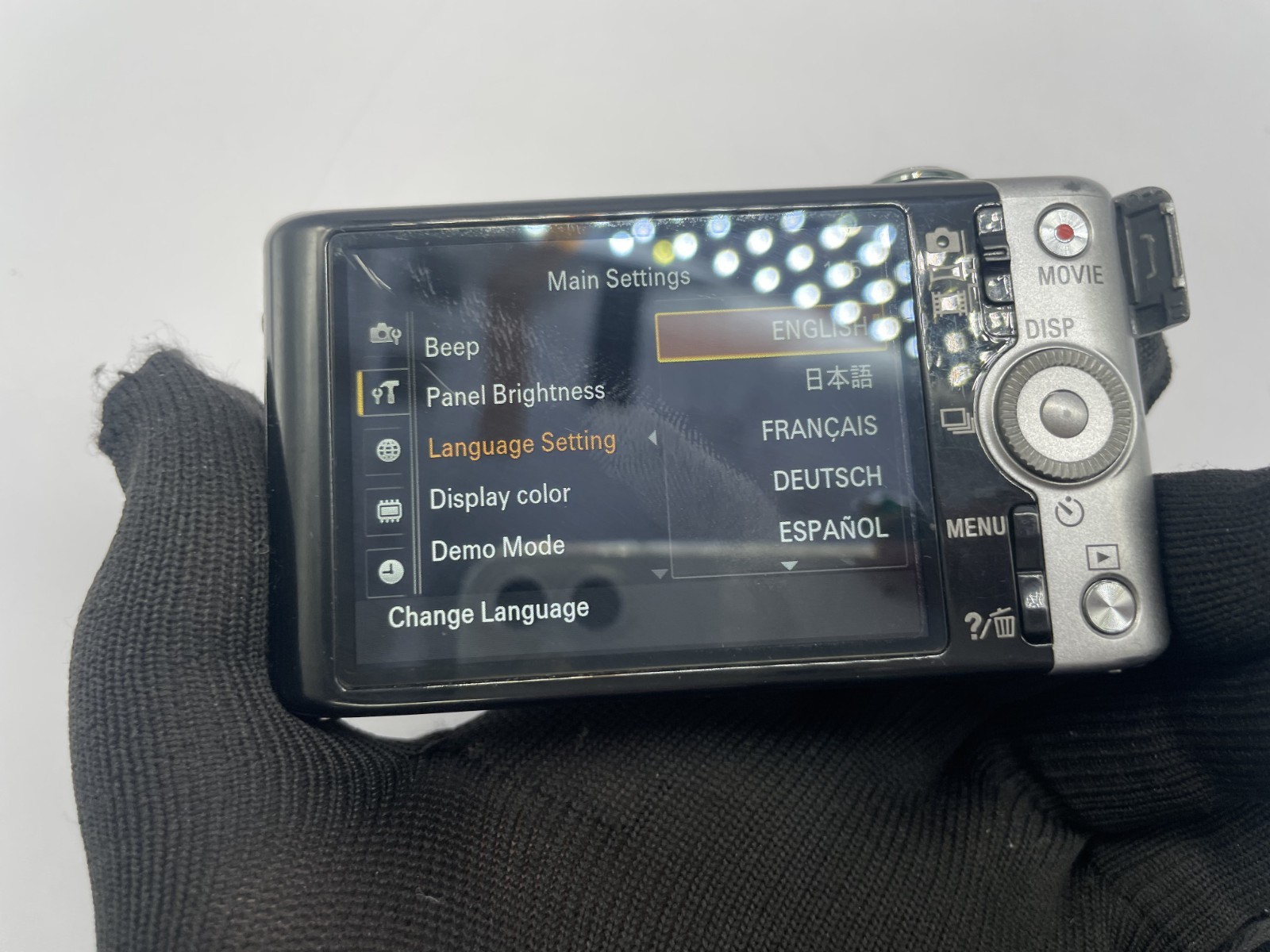 English Excellent Sony Cyber-shot DSC-WX200 Gold Digital Compact Camera 0650
