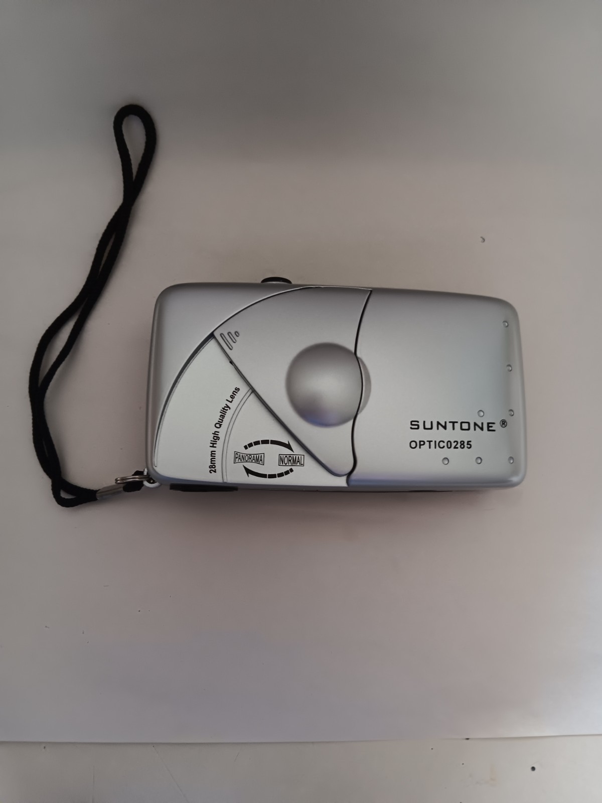 Panorama film camera silver w box SC 90438 China optic 1C0285 28mm lens vintage