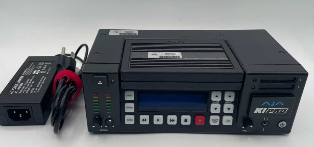 AJA Ki Pro File-Based HD/SD Video Recorder and Player w/PS & KI-STOR500 500GB HD