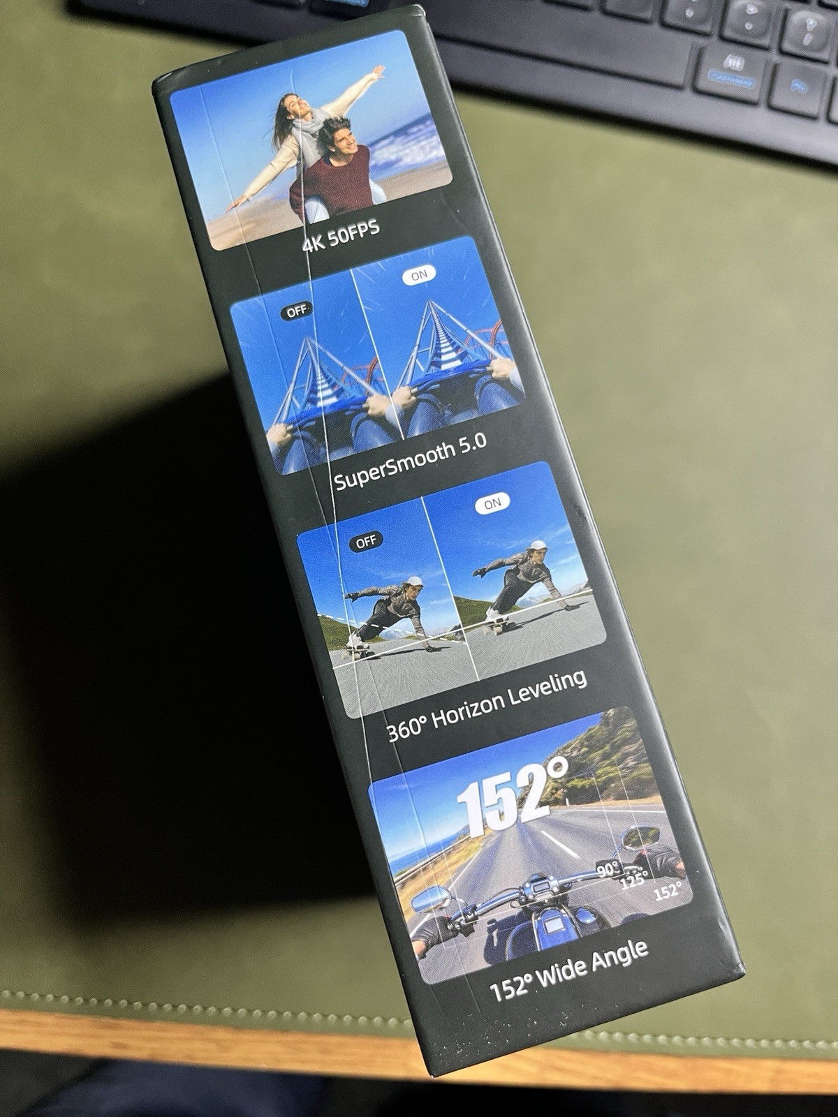XTU S7 Pro Action Camera, 1/2” Sensor ,4K Cinematic Video, Vlog Camera