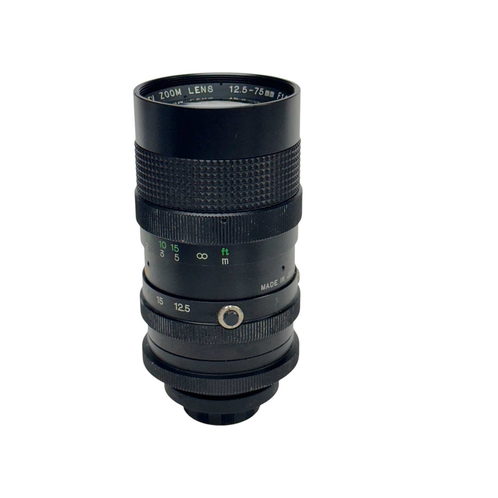 Toyo Optics 12.5-75mm f/1.8 Macro TV Zoom C-Mount Lens Made in Japan