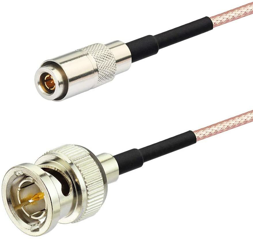 Bingfu DIN 1.0/2.3 Male to BNC Male 75 Ohm Vedio SDI Cable 3 feet 1m for HD SDI
