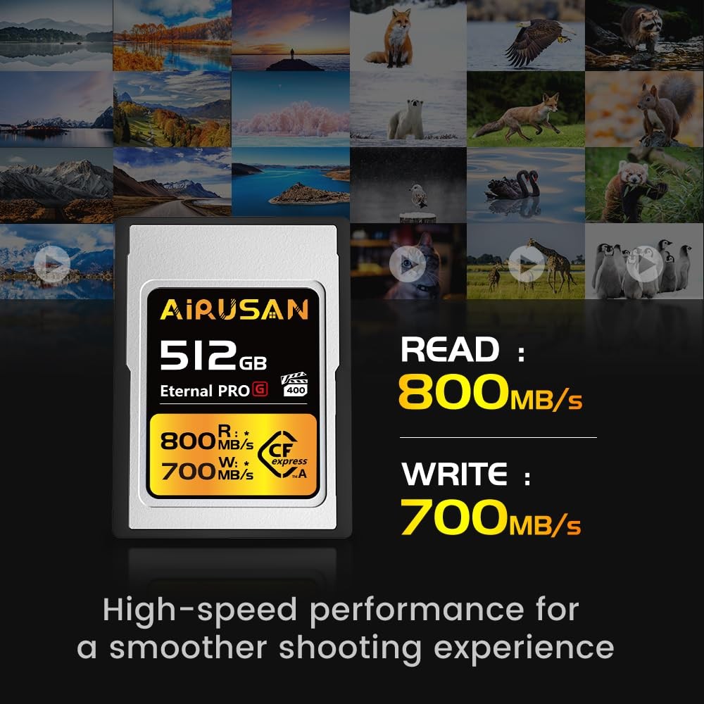 512GB CFexpress Type A Card, Up to 800MB/s Read Speed & 700MB/s 512GB,