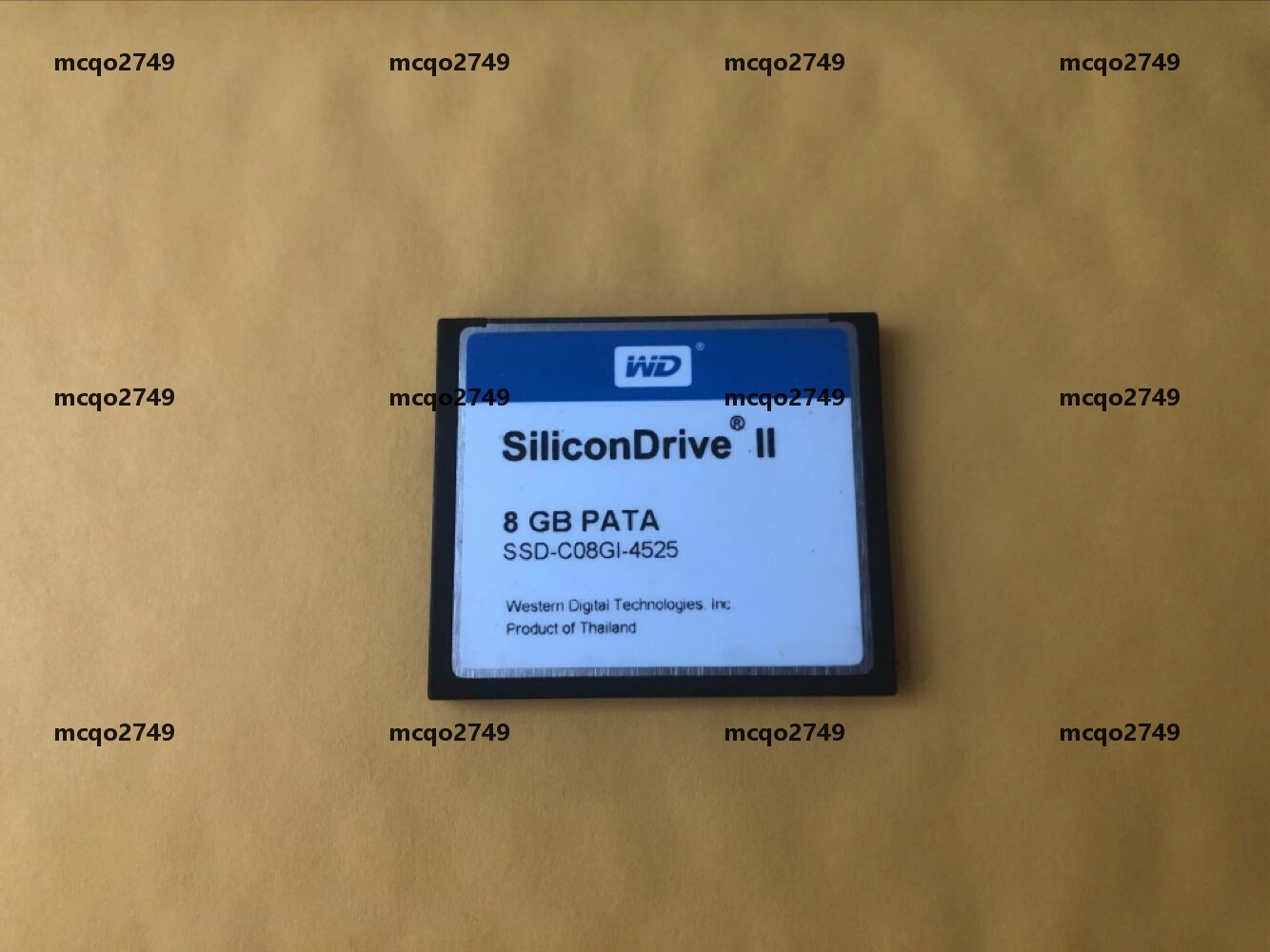WD CF SSD-C08GI-4525 SiliconDrive II CF 8GB Compact Flash PATA SSD
