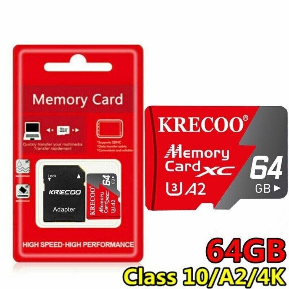 128GB 256GB 1TB Micro SD Card Memory Card TF Card +Free Adapter High Speed Lot