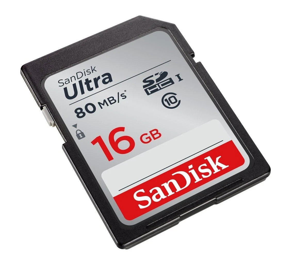 SanDisk Ultra 16GB 80MB/s SD SDHC SDSDUNC Camera Card 10 Genuine OEM Fast Ship 1