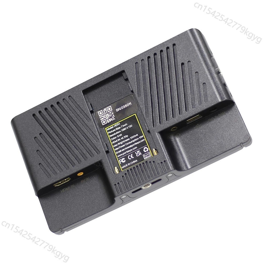 Portkeys HD7H DSLR Camera Field Monitor 7” 1000nit Top Shortcut Keys 1/4 Screw