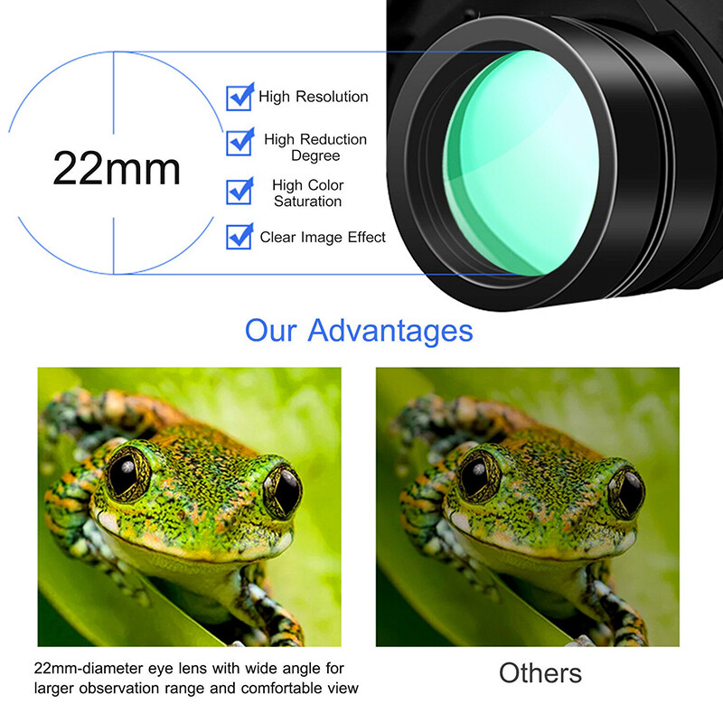 180×100 HD Military Zoom Powerful Binoculars Day/Low Night Optics Hunting & Case