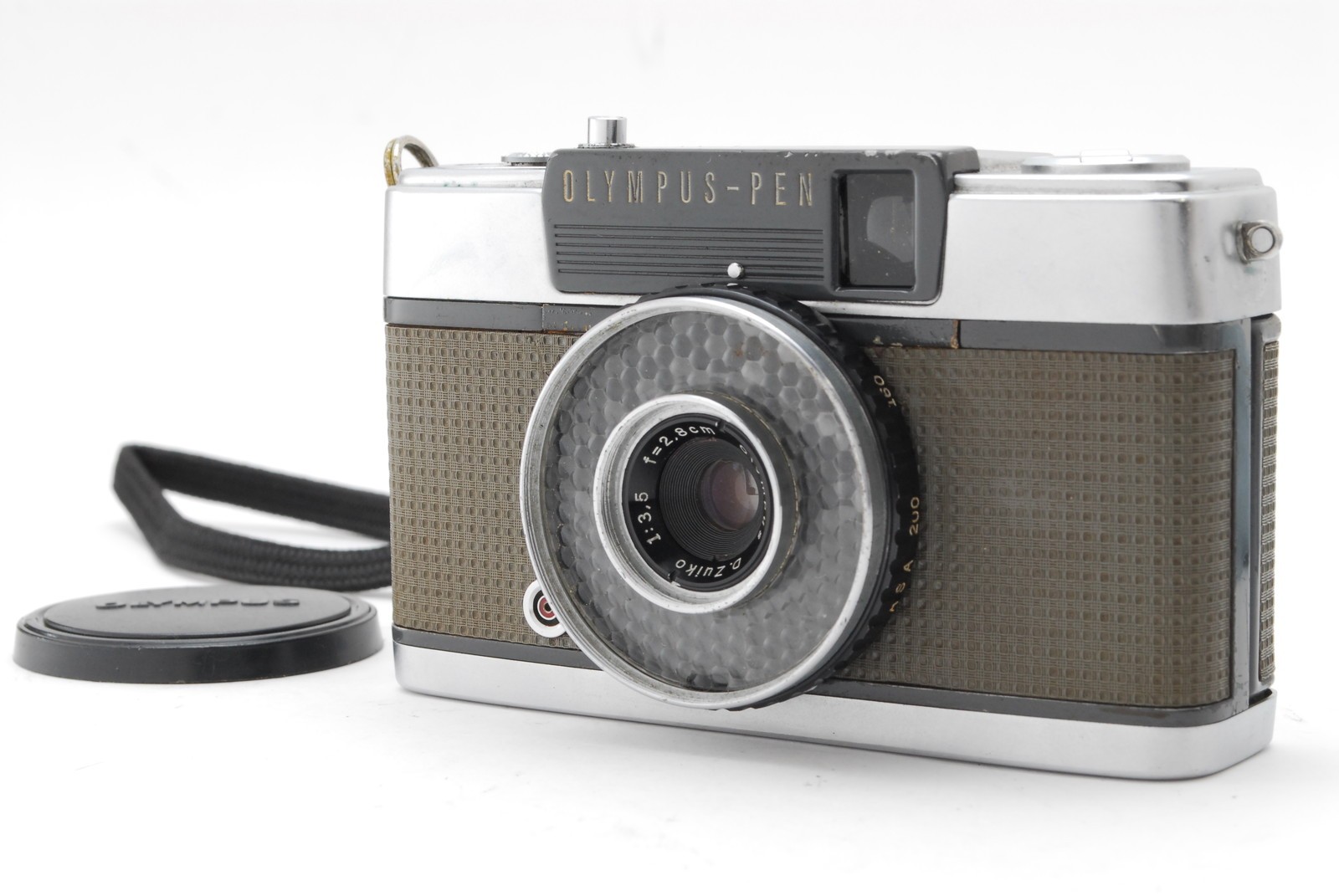 Red Flag OK!! [Near MINT+] Olympus PEN EE 35mm Half Frame Film Camera From JAPAN
