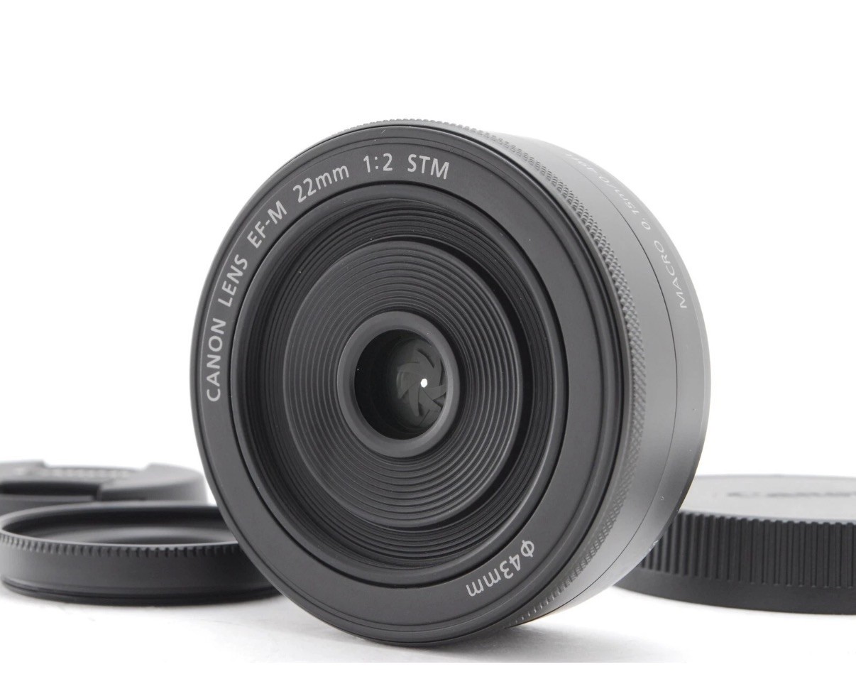 Canon EF-M 22mm f/2 STM Lens for EOS M EF-M Mount Black #Z3939A
