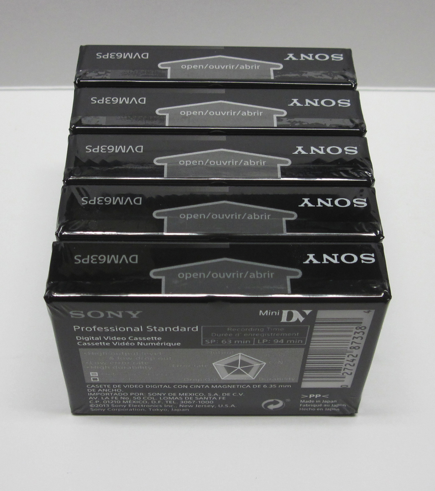 5 Sony Pro GL1 Mini DV camcorder video tape for Canon XL2 XL1 XH A1 A1S GL2
