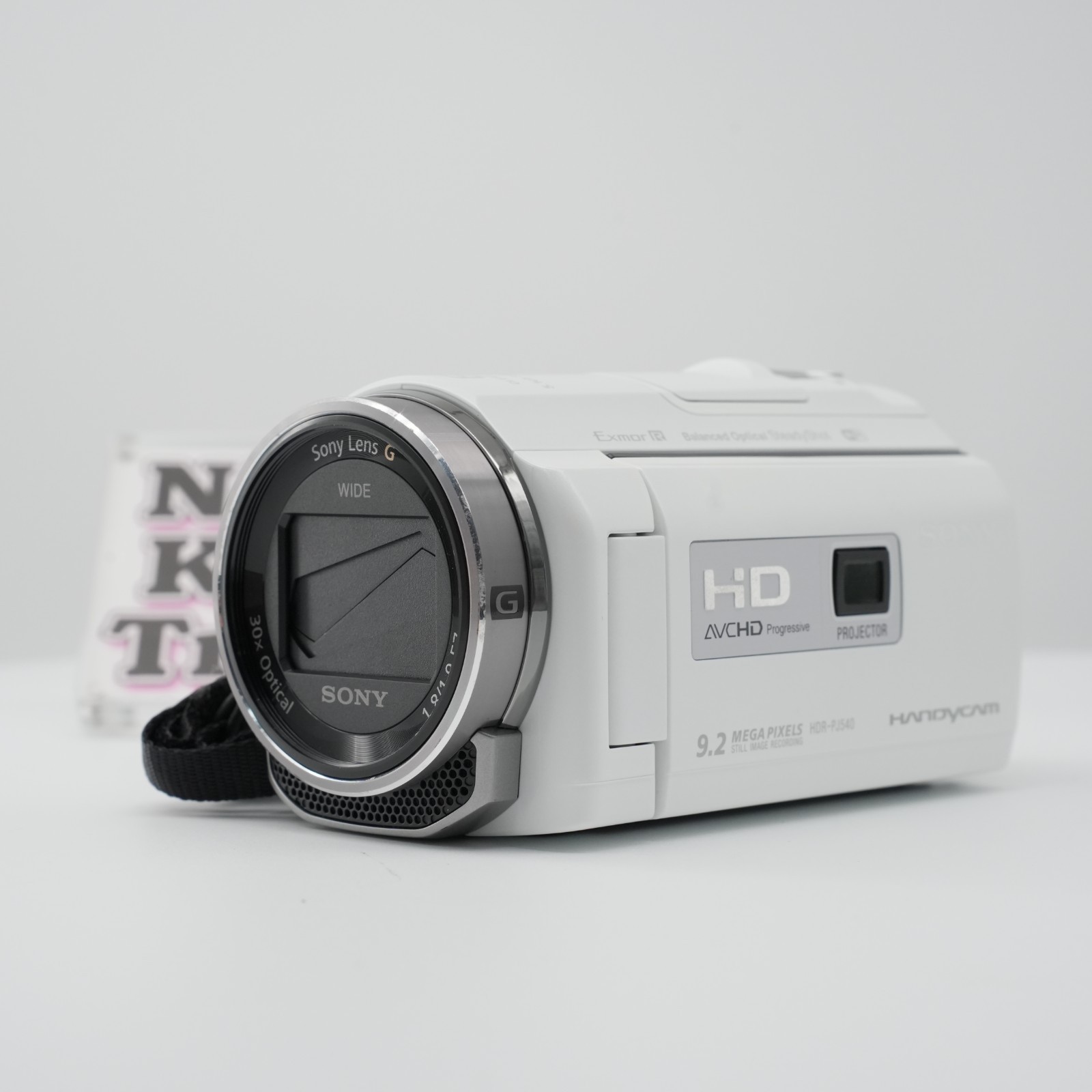 Sony HDR-PJ540 White Handycam Full HD Camcorder Built-in Projector Fully Tested