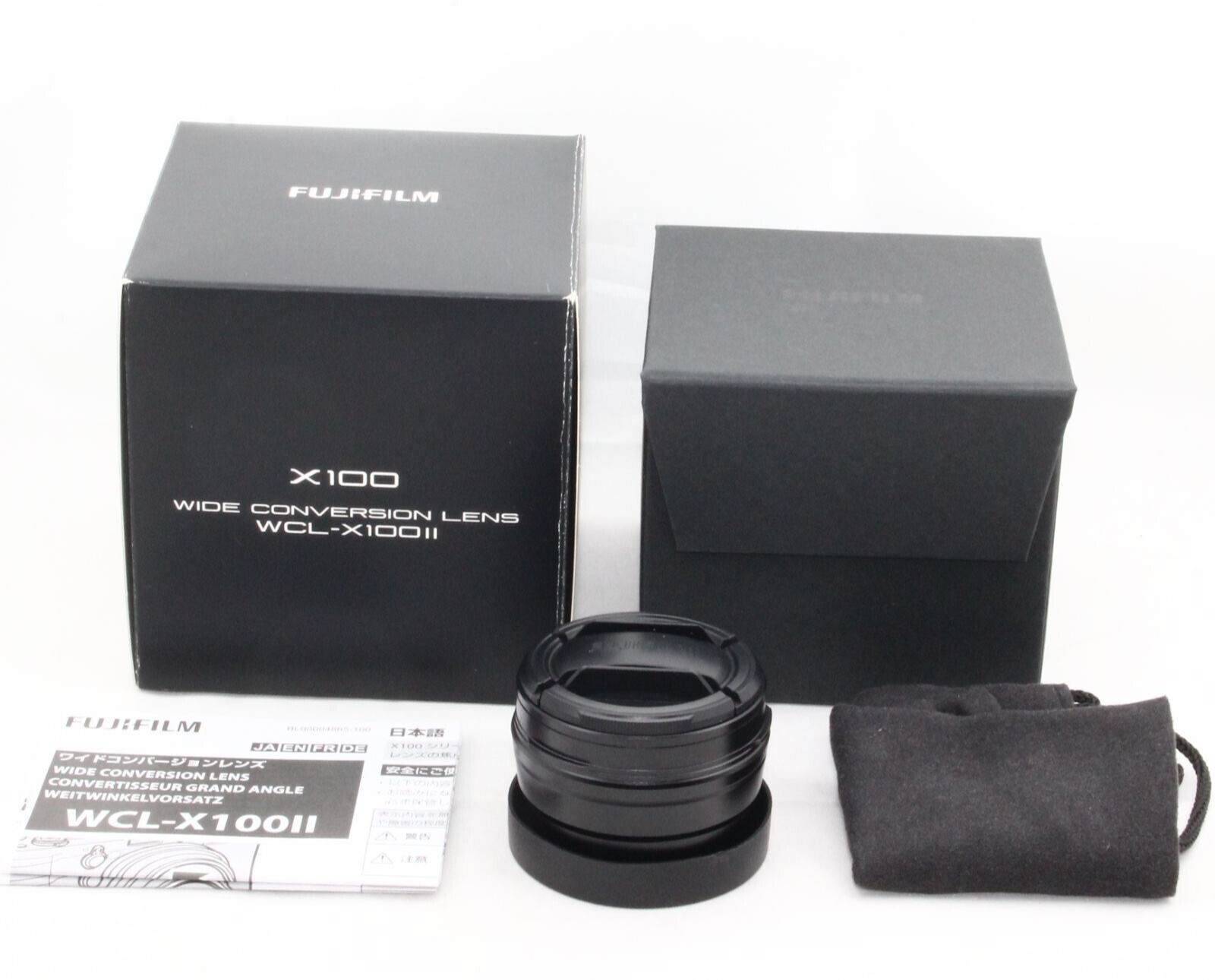 FUJIFILM WCL-X100B II Wide Conversion Lens Black New in Box from Japan