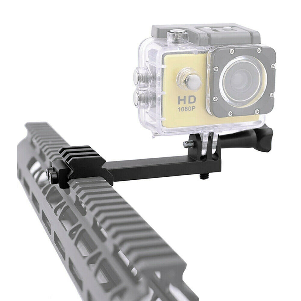 2in1 Rail Adapter Action Camera Pistol Airsoft Gun Mount for Gopro Hero Sony