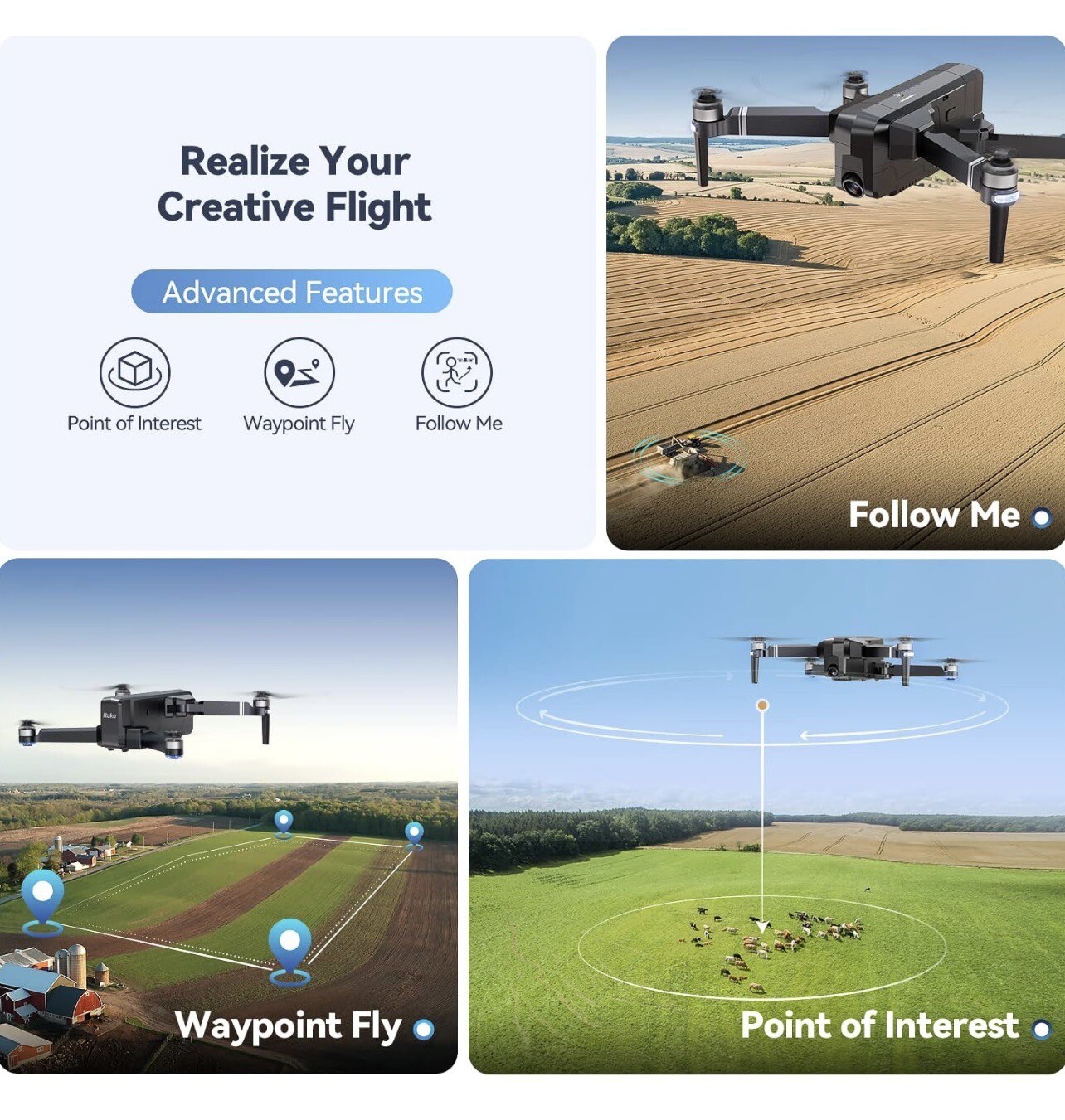 Ruko F11PRO Drone 4K Quadcopter