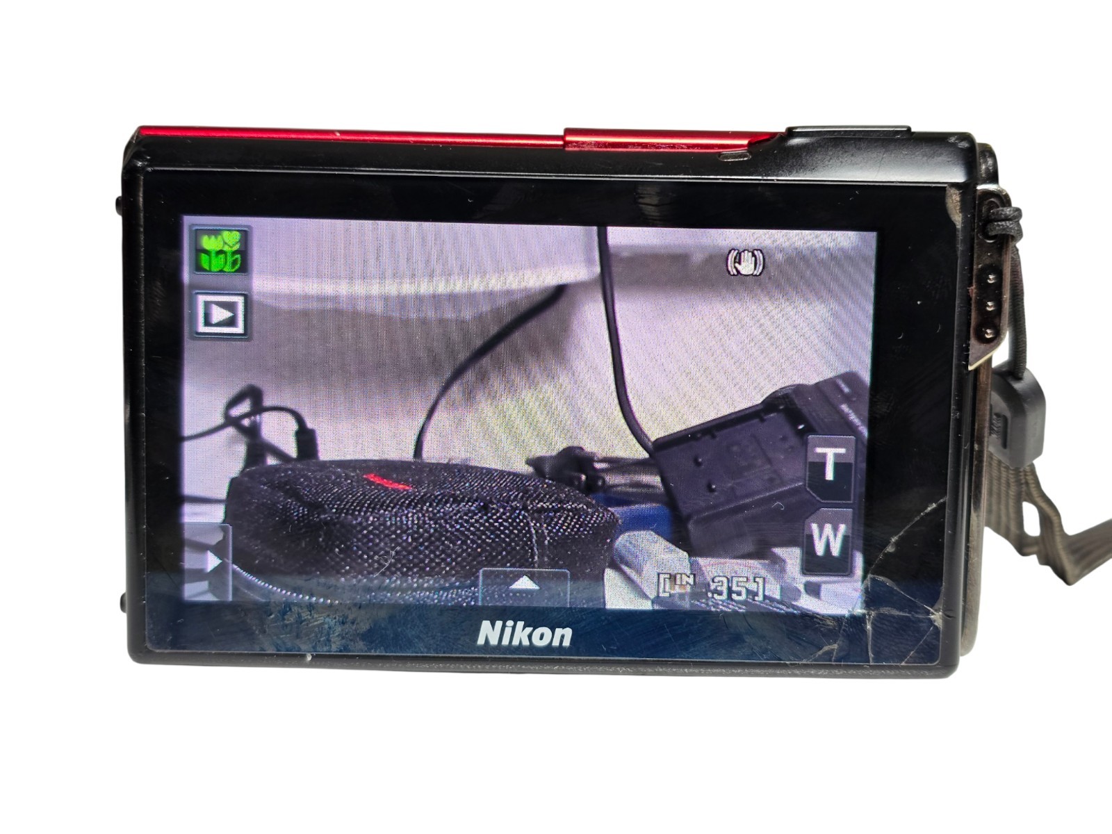 Nikon Coolpix S80 HD Digital Camera 14.1MP 3.5 Inch Touch Screen Tested