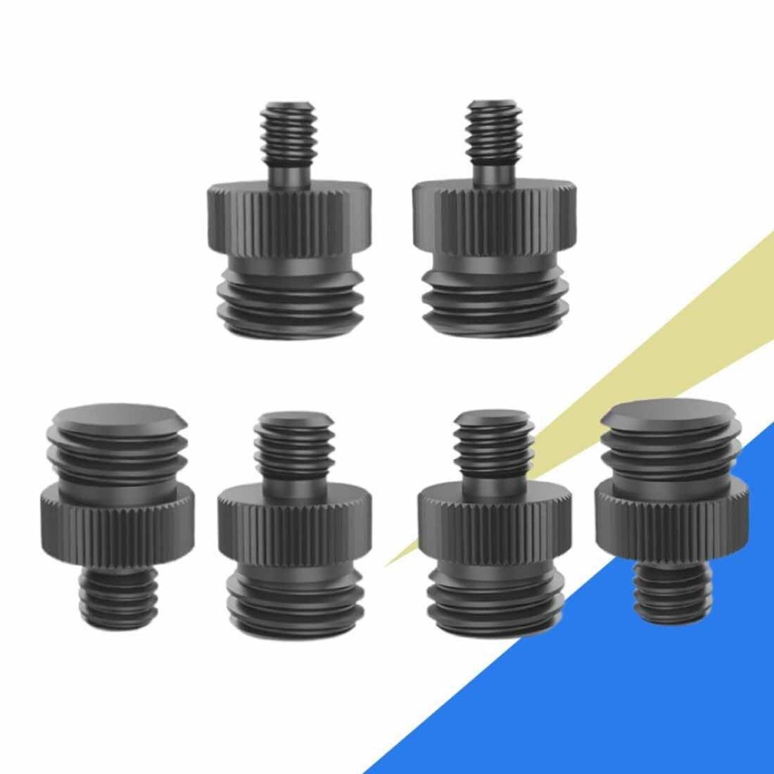 1/4″ 3/6″ Male to 5/8″ Male Threaded Camera Tripod Screws Adapter Screw Holder