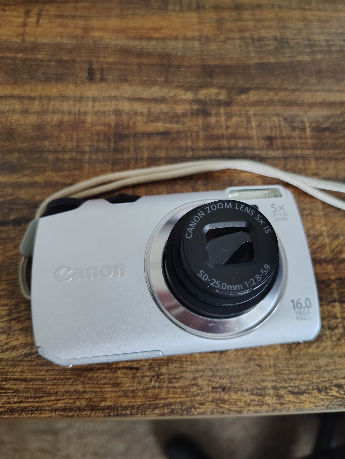 Canon PowerShot A3300 IS 16.0MP Digital Camera – Silver – Lens Trouble