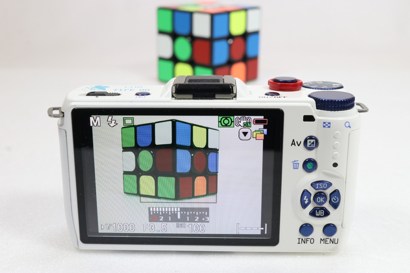 [Near Mint] PENTAX Q10 Type 00 Digital Camera Rei Model Evangelion SC:2917