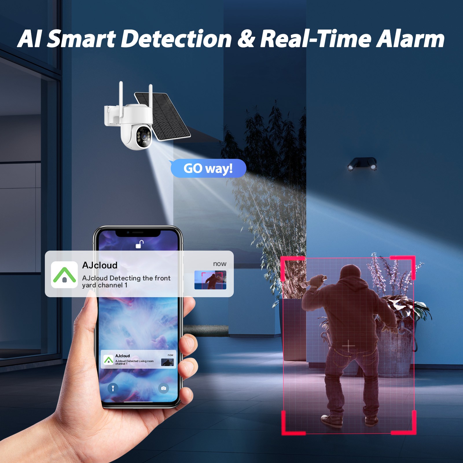 4G Rechargeable Battery PTZ CAMERA With 64GB Memory Card 4MP Dome Solar Camera C