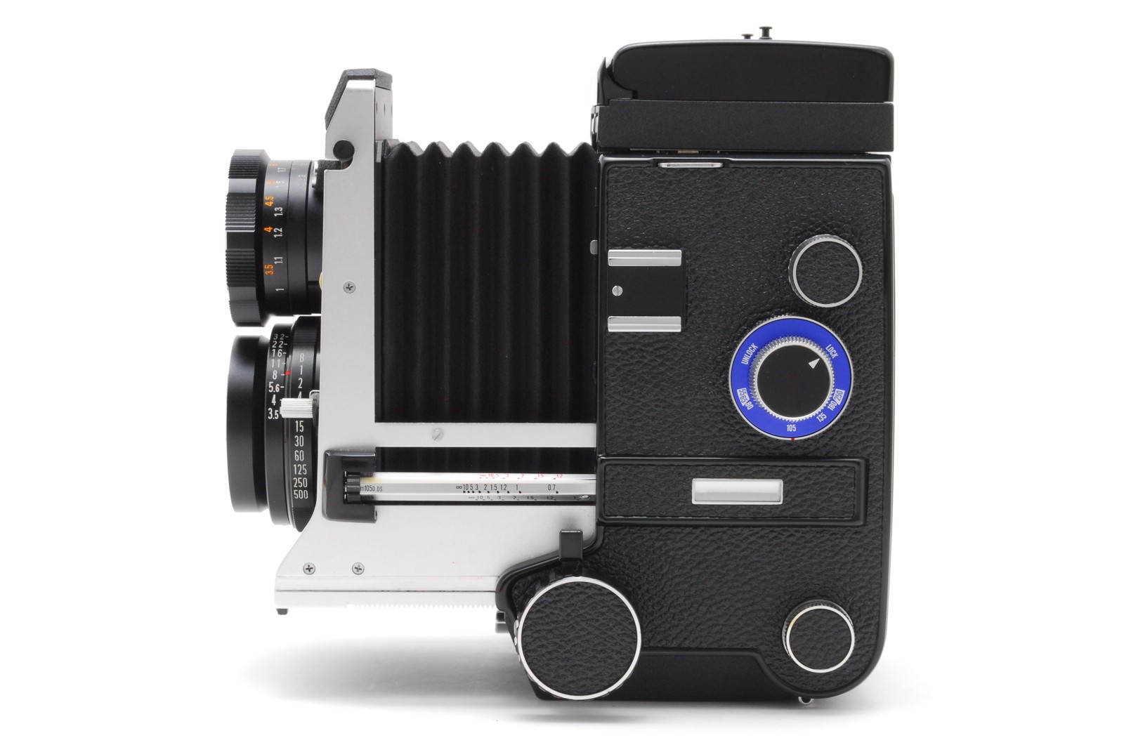 【Unused】 Mamiya C330 Pro F TLR Camera + DS 105mm f/3.5 Blue Dot Lens From Japan