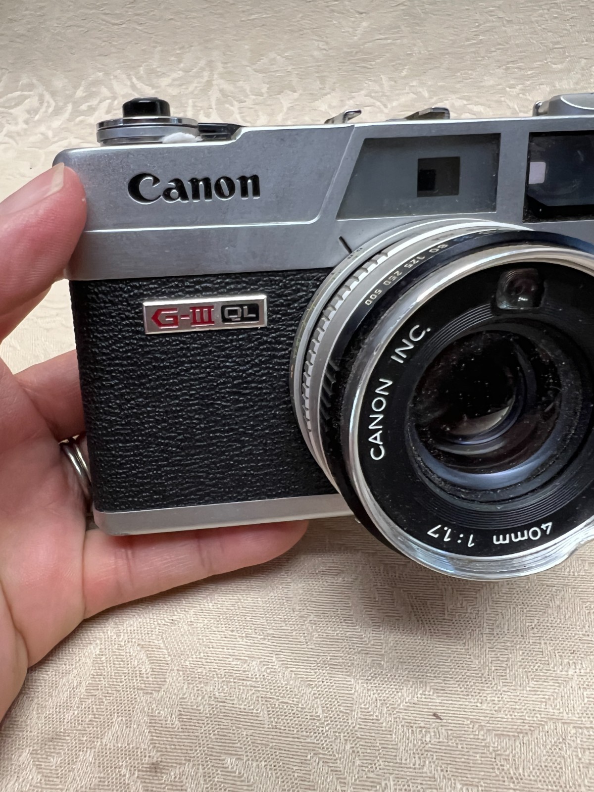Canon Canonet QL17 G-III 35mm Rangefinder Film Camera 40mm f1.7 Lens QL G3 Japan