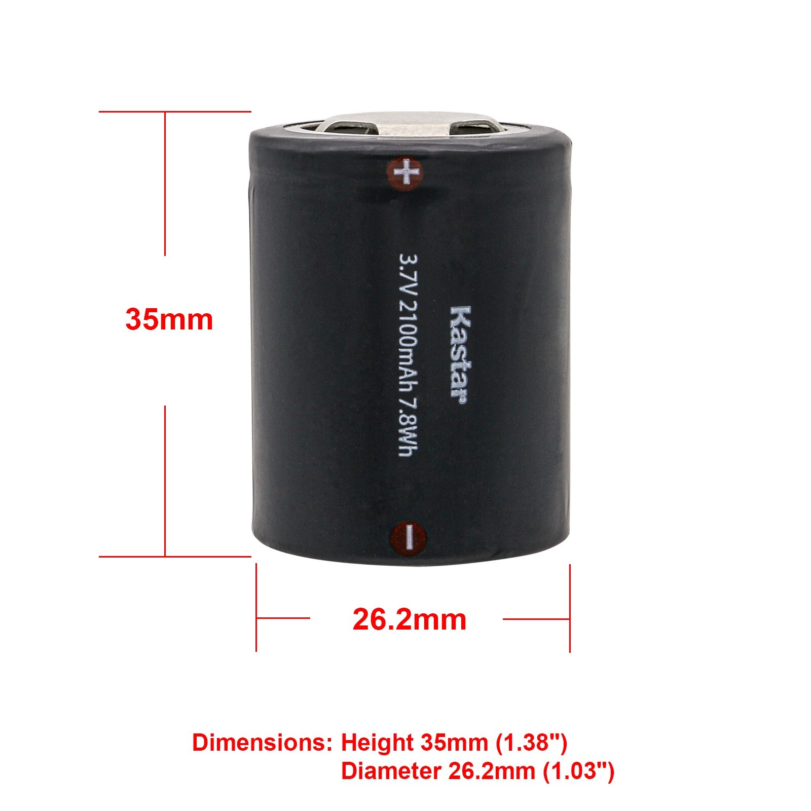 Kastar Li-ion Battery Replacement for MOZA AirCross Handheld Gimbal Stabilizer