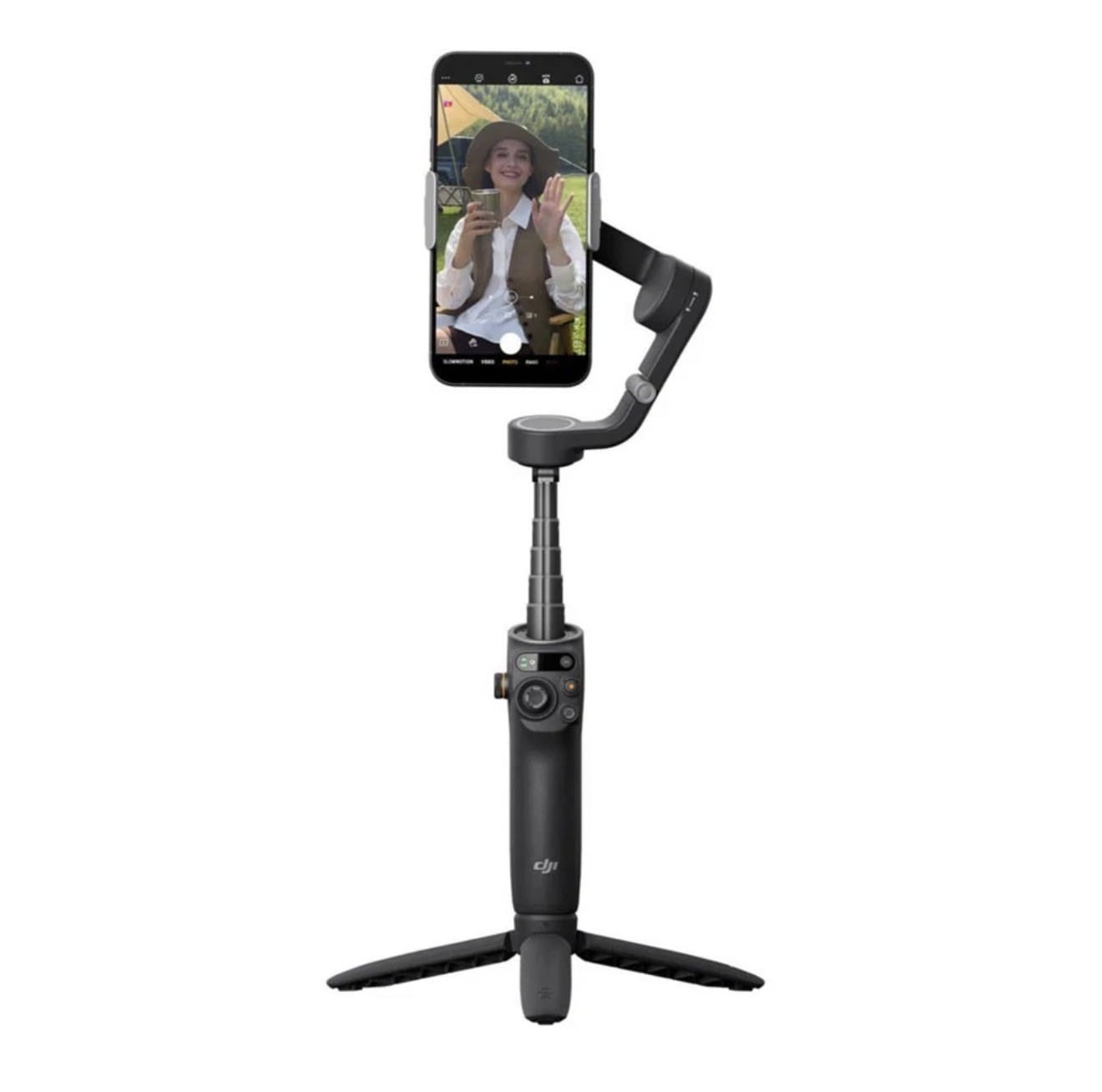 DJI Osmo Mobile 6, 3-Axis Phone Gimbal, Object Tracking, Built-In Ext Rod & Case