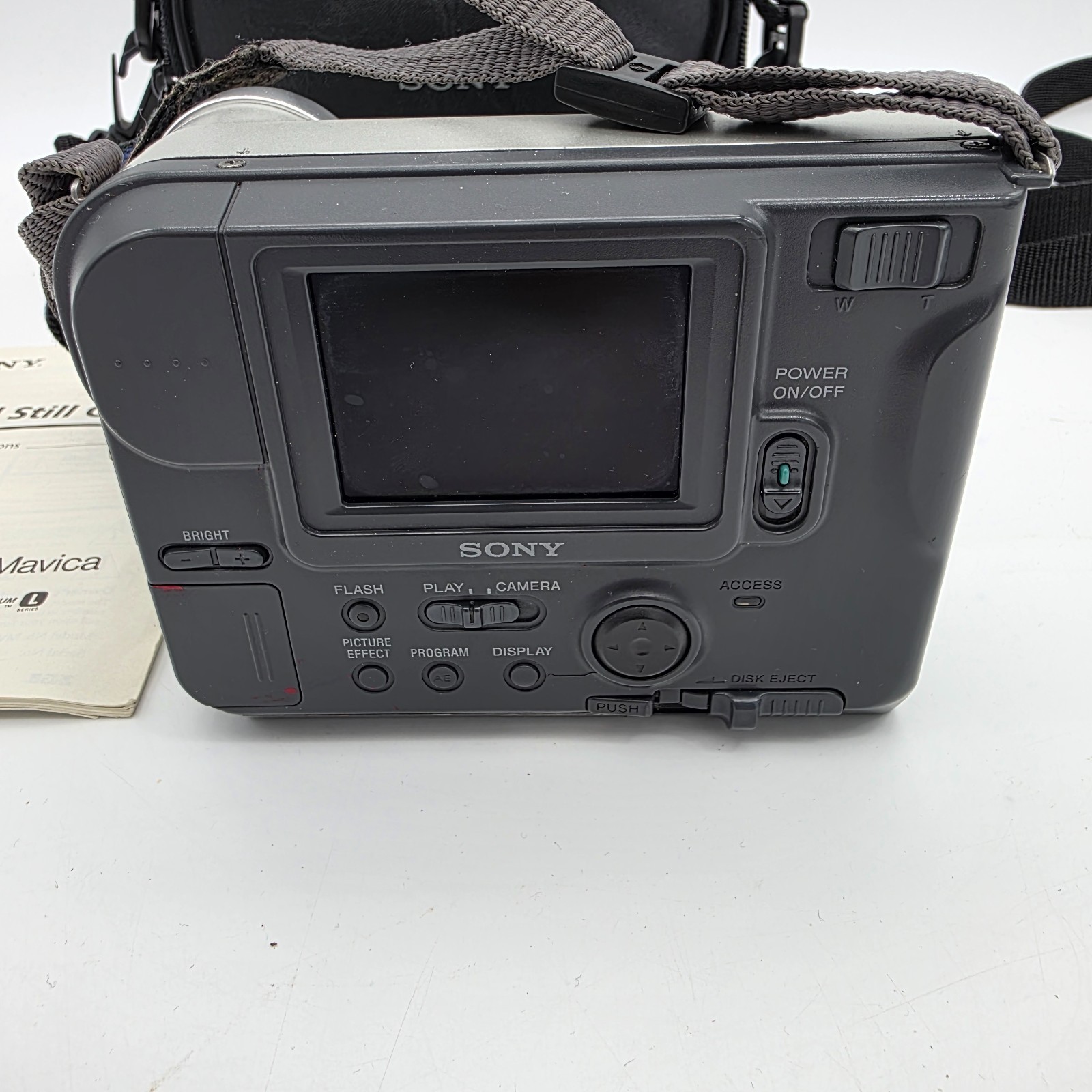 Sony MVC-FD75- FD MAVICA 10X Optical Zoom Digital Still Camera with BAG-UNTESTED