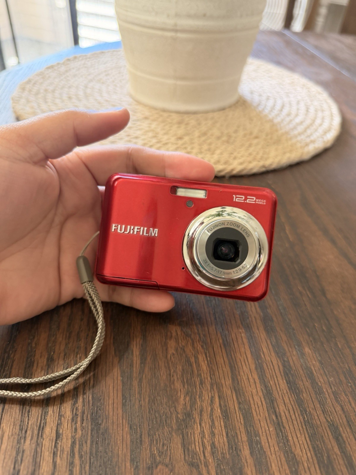 Fujifilm FinePix A230 12.2MP Digital Camera -Red TESTED WORKS