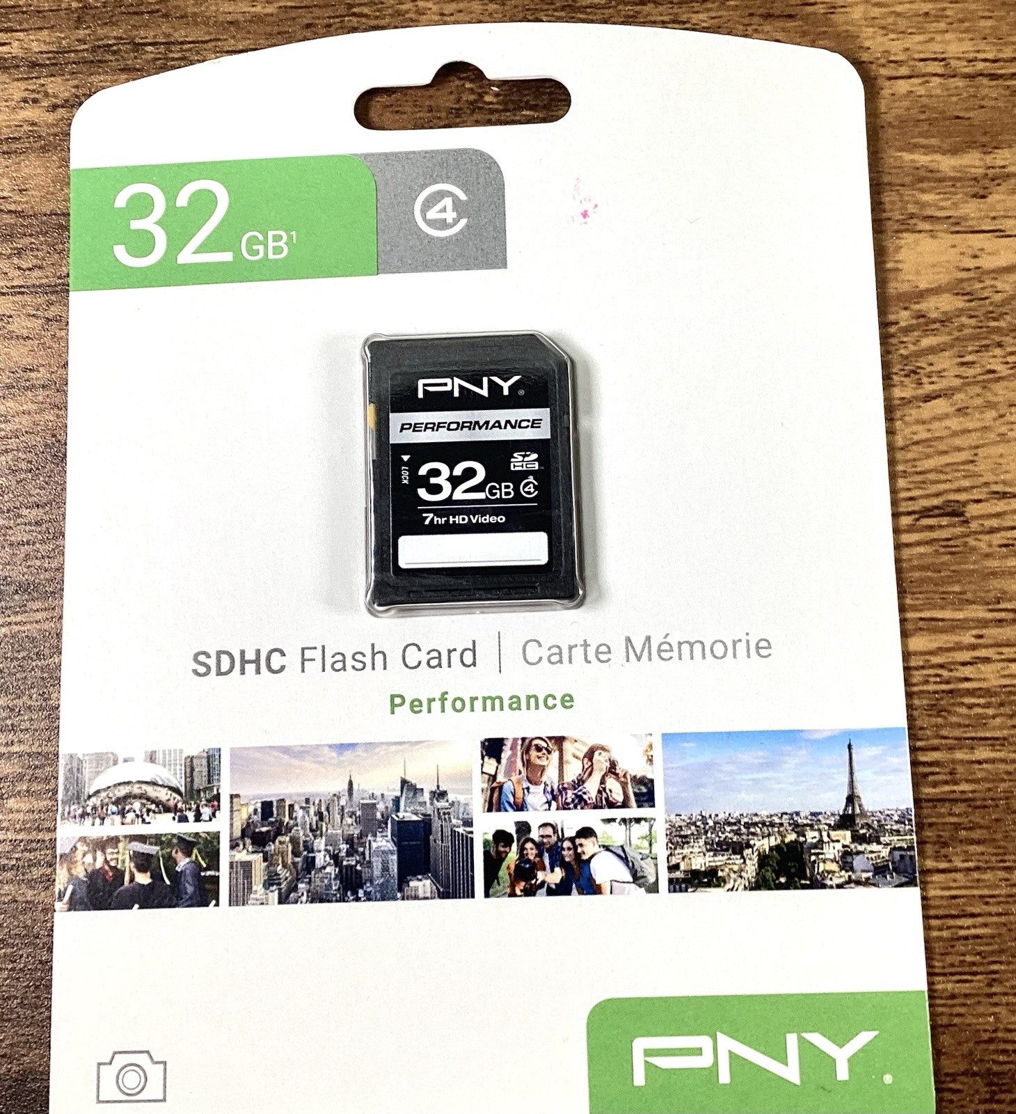 Lot of 3 New In Package PNY 32GB SDHC Flash Memory Cards Class 4