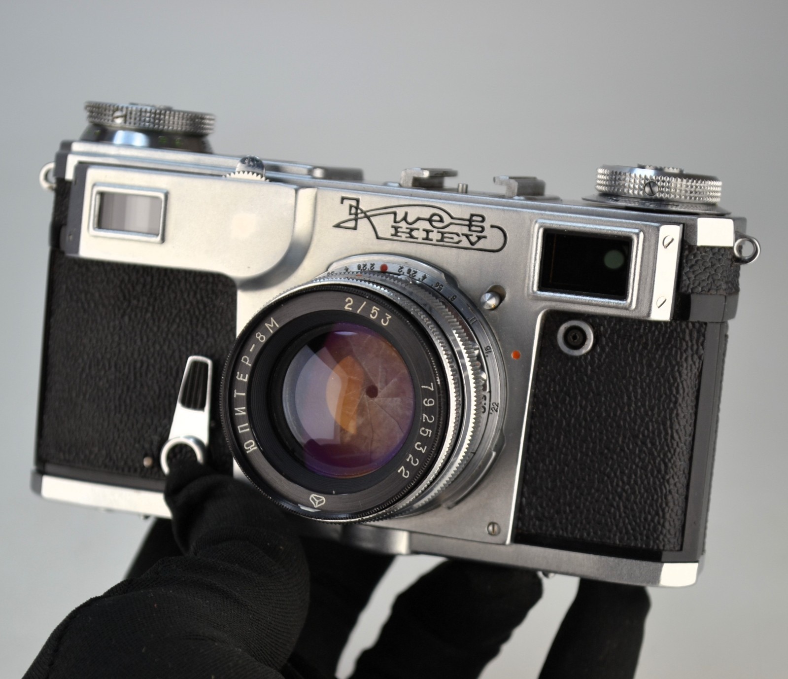 FULLY SERVICED 1979 SOVIET USSR “KIEV-4A” RF CAMERA + JUPITER-8m lens f2/53 (32)