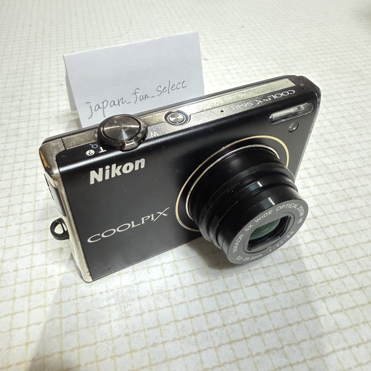 Nikon COOLPIX S640 Black Digital Camera 12.2MP 2.7in TFT Compact Exc+++++