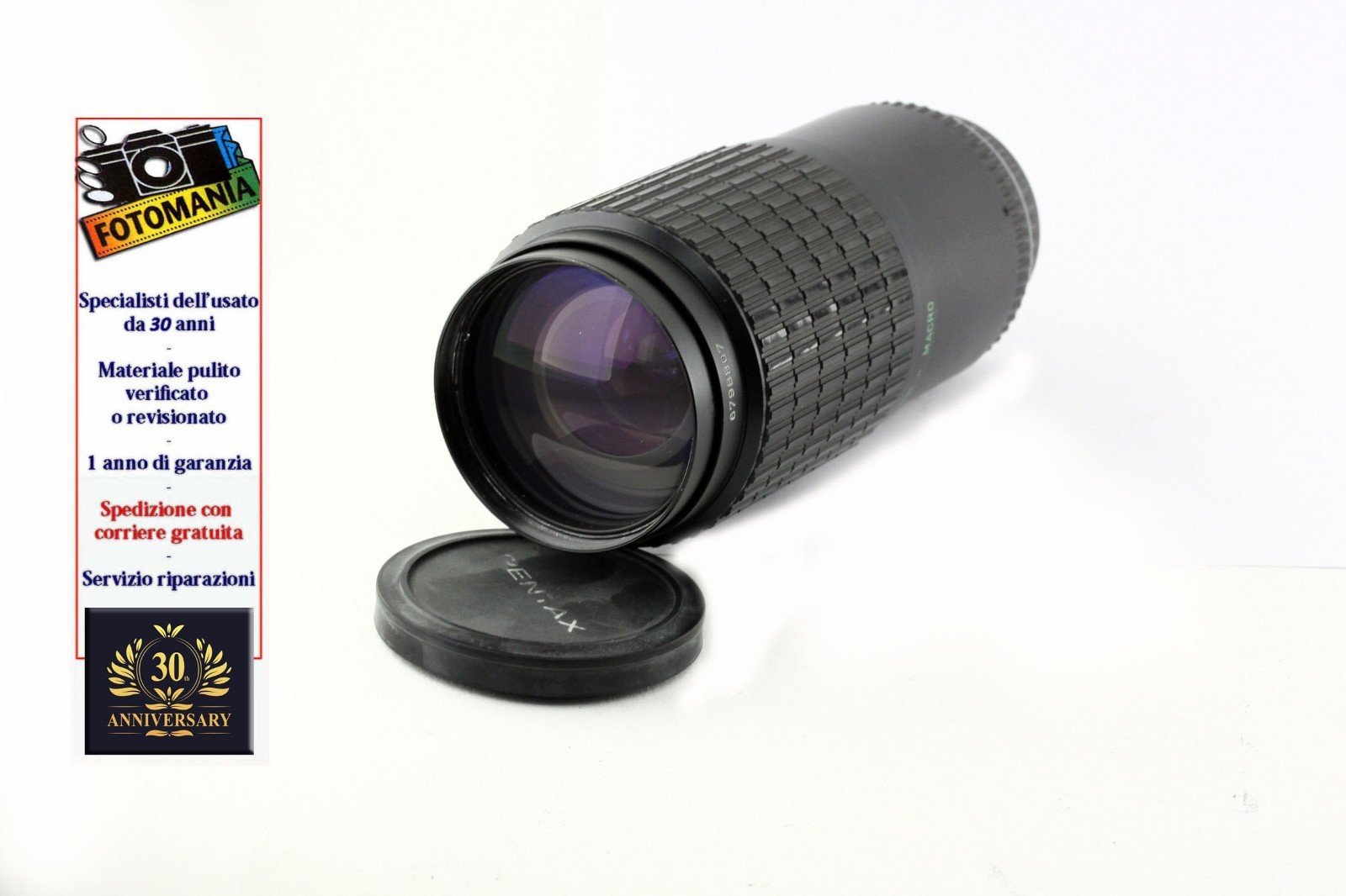 Pentax Super Takumar 200 F4 With One Year Warranty
